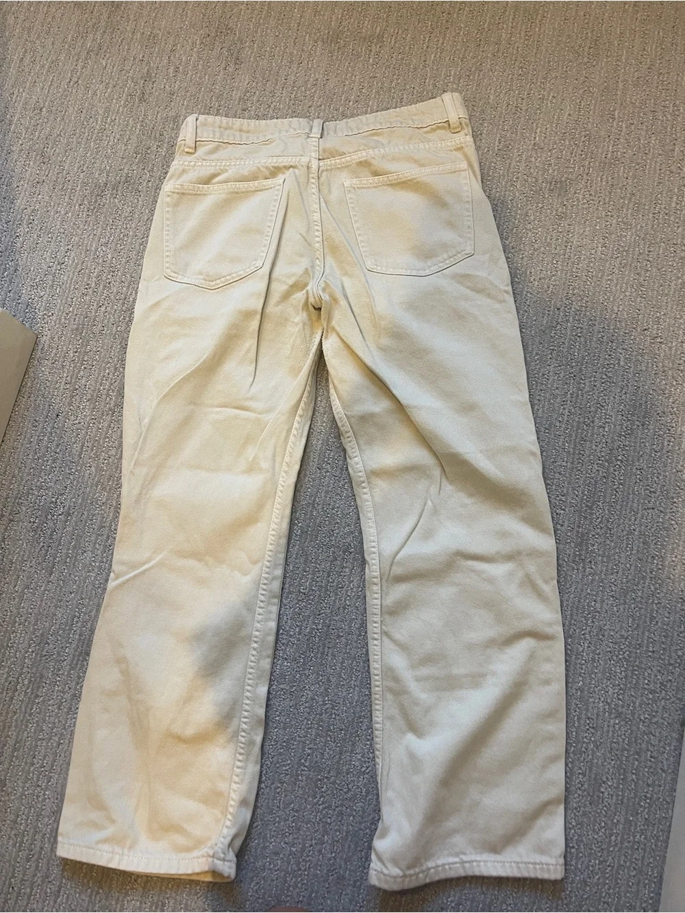 Women’s Beige Jeans - Casual Straight Fit